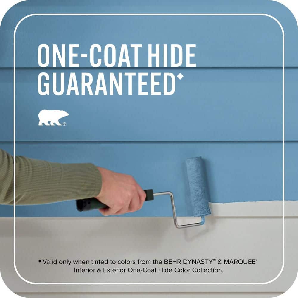 BEHR MARQUEE 1 gal. #MQ5-56 Empire Blue Satin Enamel Exterior Paint & Primer (3)