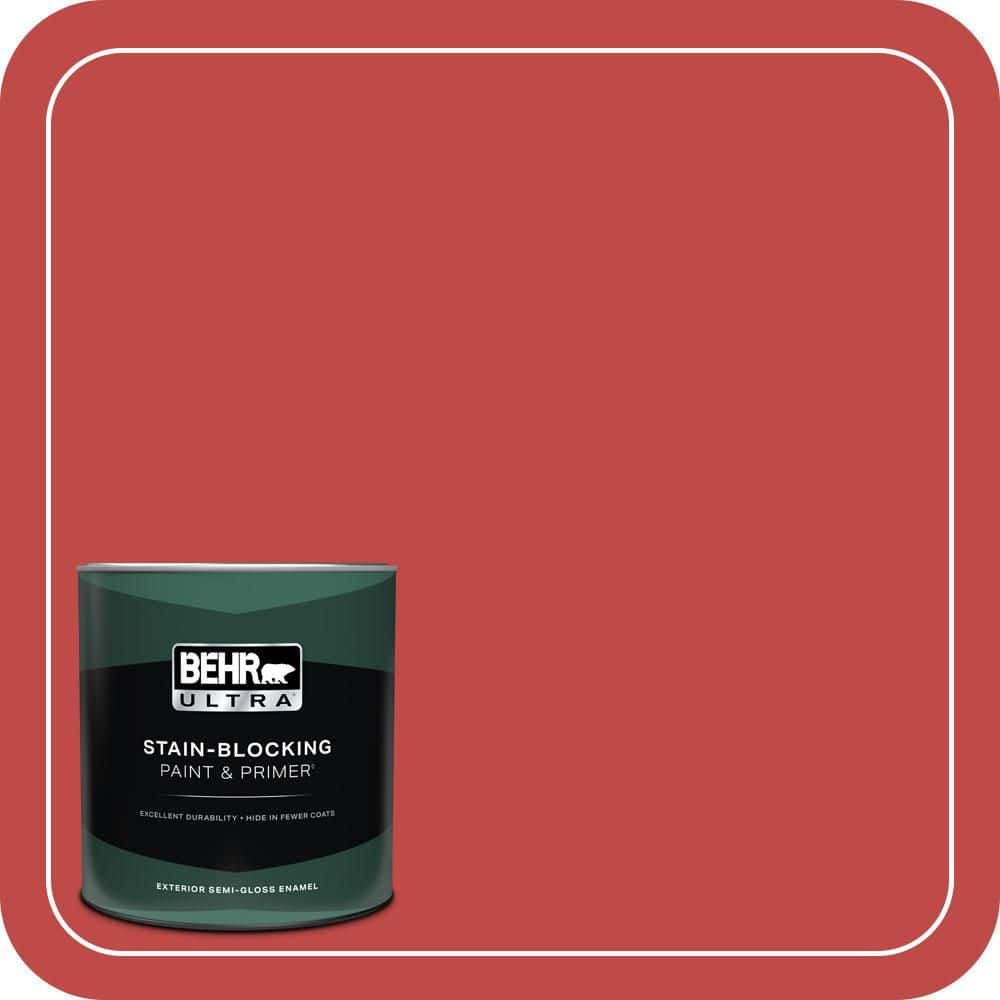 BEHR ULTRA 1 qt. #P160-6 Intrigue Semi-Gloss Enamel Exterior Paint & Primer (1)
