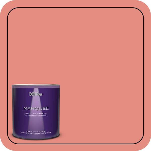BEHR PREMIUM PLUS #190D-5 Peony Pink Enamel Low Odor & Primer (3)