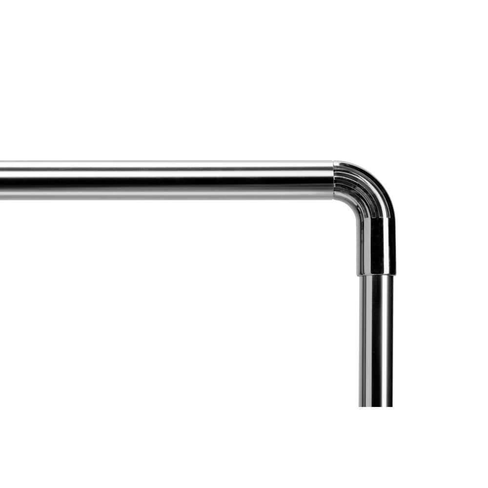 Croydex 78-3/4 in. L Shaped Telescopic Rod in Silver (2)
