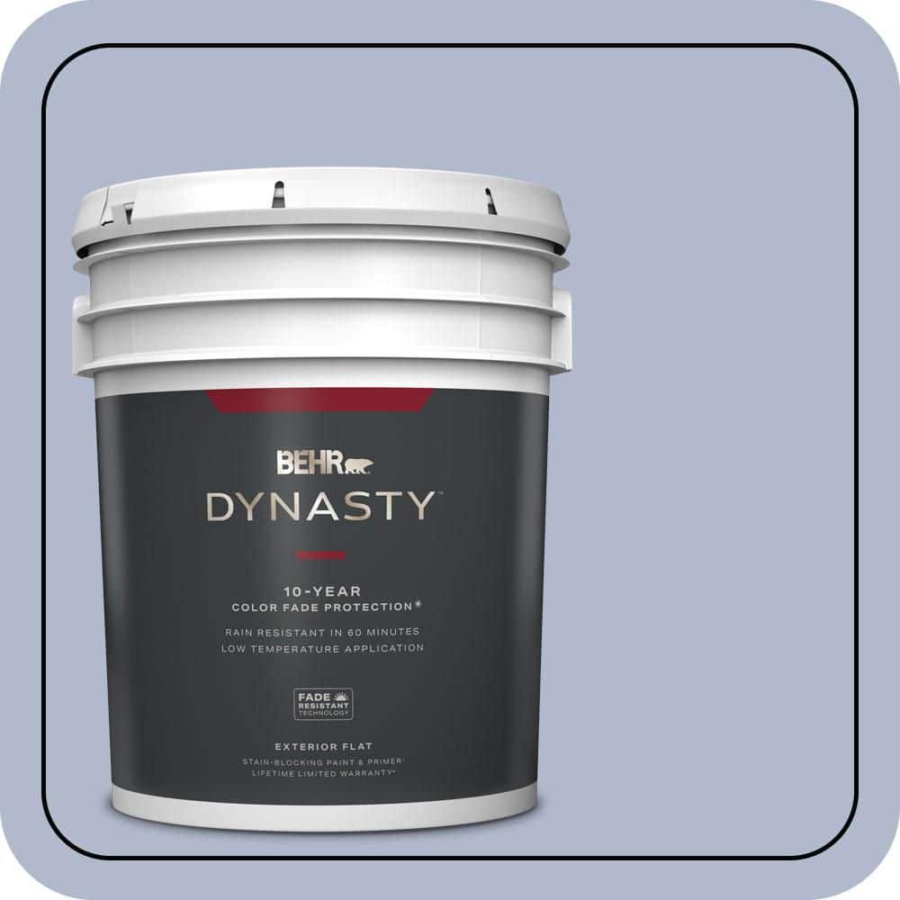 BEHR DYNASTY 5 gal. #600F-4 Heritage Flat Exterior Stain-Blocking Paint & Primer
