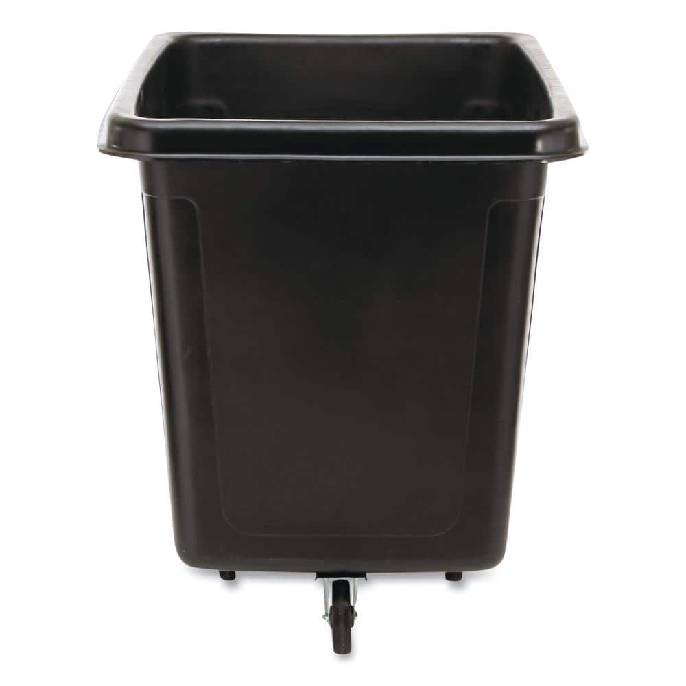 Rubbermaid Commercial Products 26 in. W x 38 in. D x 28.13 in. H Black 8 cu. ft. Cube Truck (2)