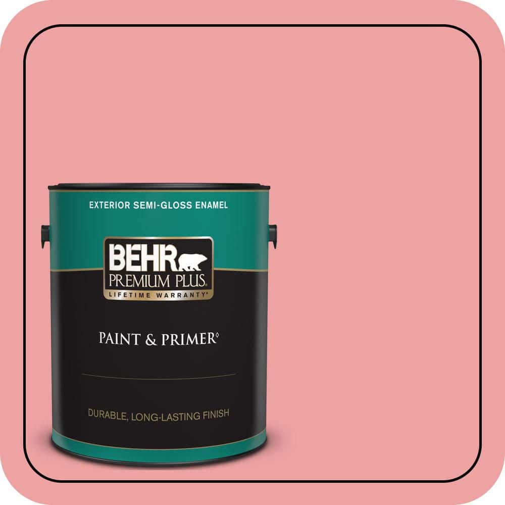BEHR PREMIUM PLUS 1 gal. #P170-3 Infatuation Semi-Gloss Enamel Exterior Paint & Primer