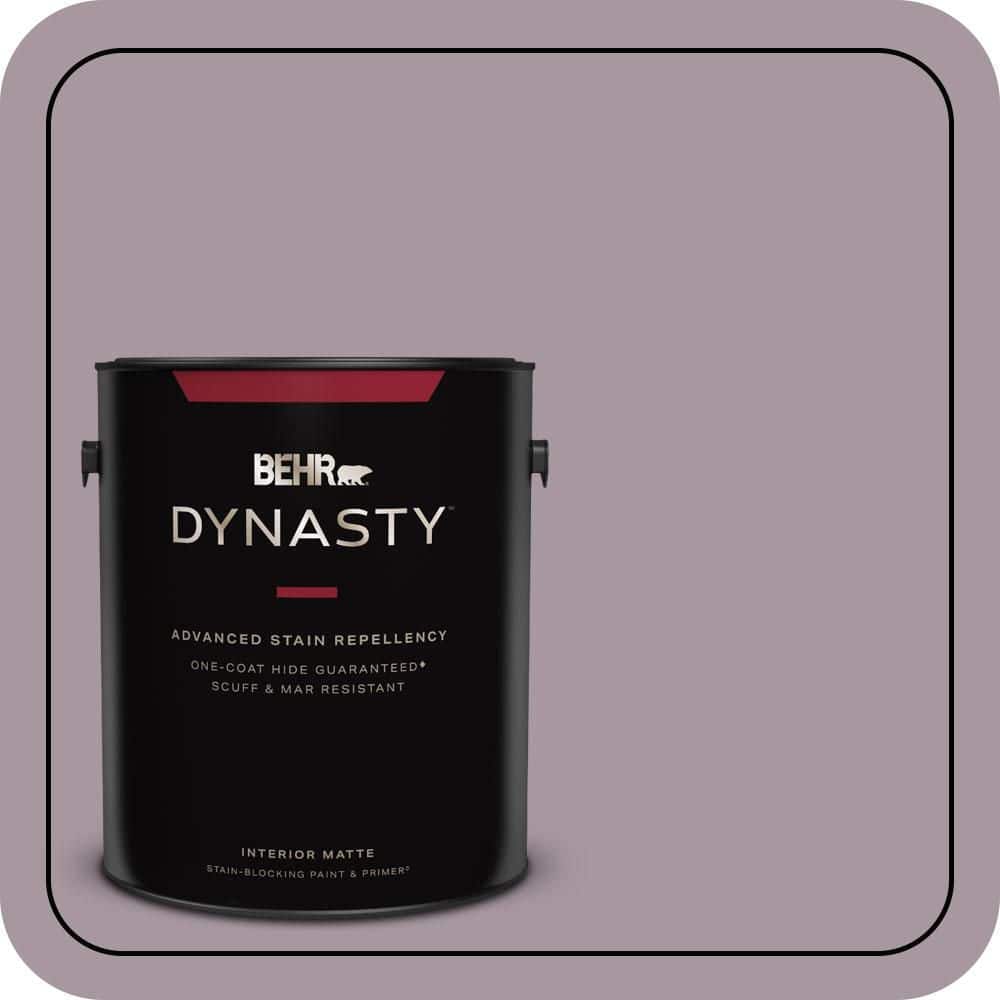 BEHR DYNASTY 1 gal. #N110-3 Fig Preserves One-Coat Hide Matte Interior Stain-Blocking Paint & Primer