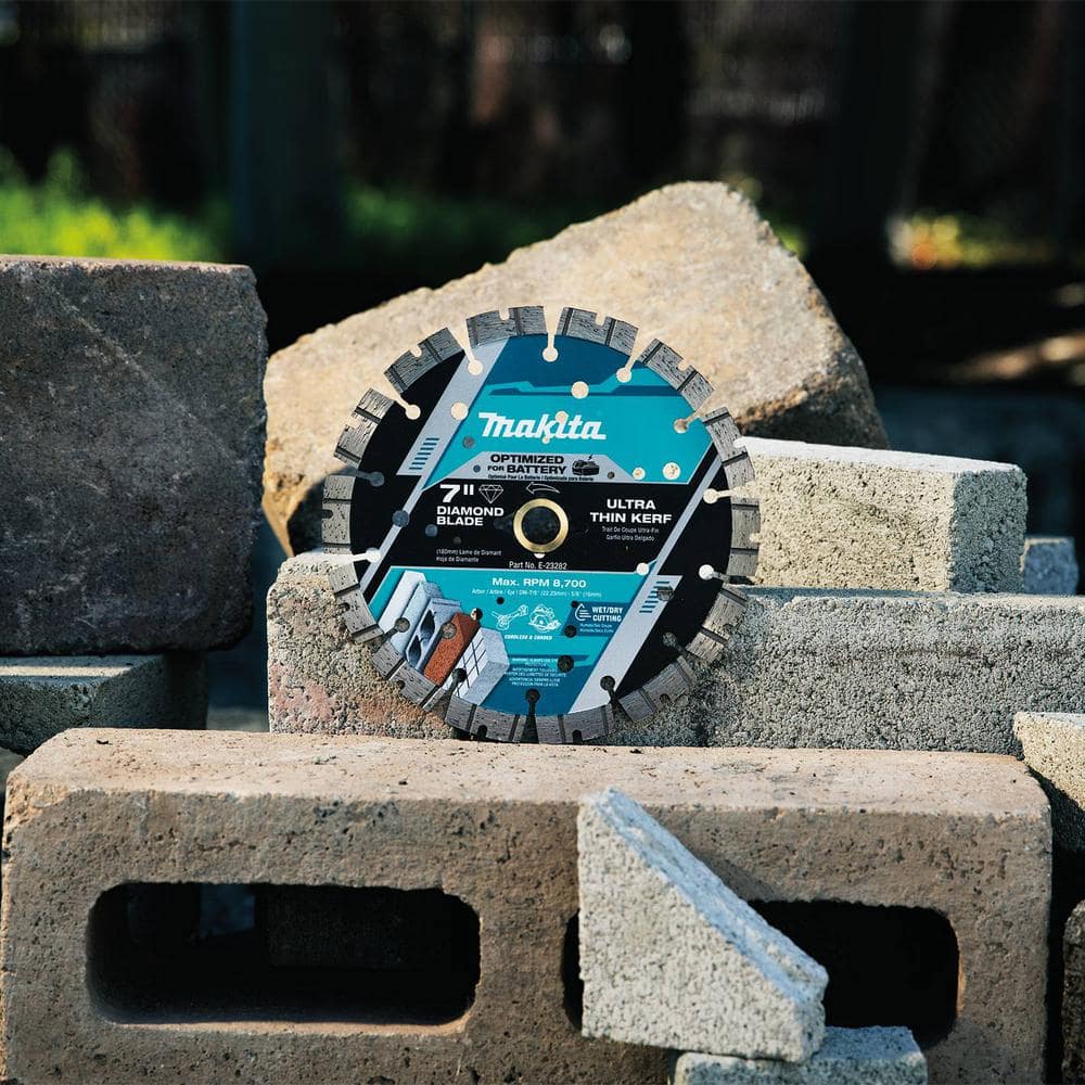 Makita 7 in. Thin Kerf Segmented Rim Diamond Blade (4)