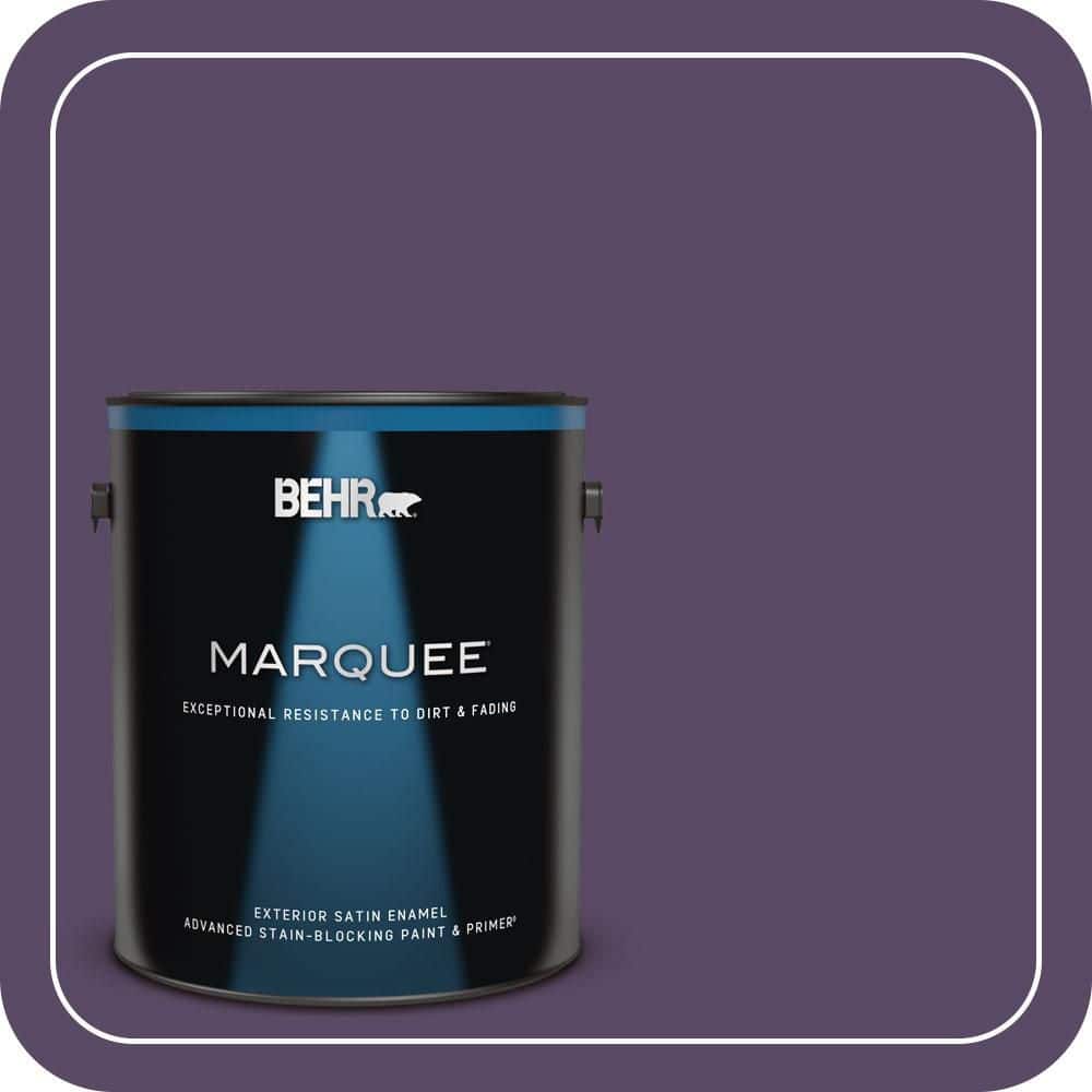 BEHR MARQUEE 1 gal. #M570-7 Paparazzi Satin Enamel Exterior Paint & Primer (1)