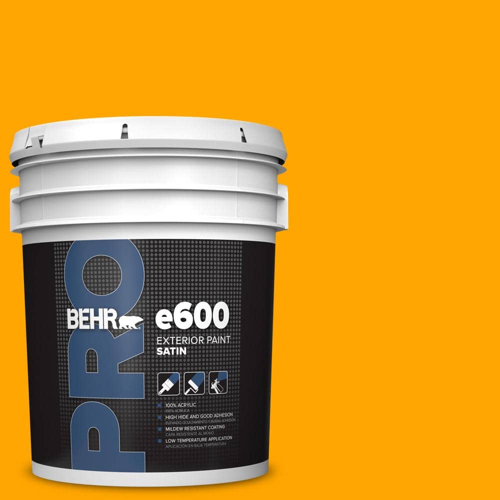 BEHR PRO 5 gal. #S-G-330 Instant Delight Satin Exterior Paint