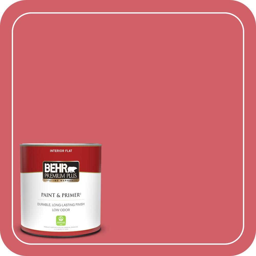 BEHR PREMIUM PLUS #140B-6 Italiano Rose Enamel Low Odor & Primer