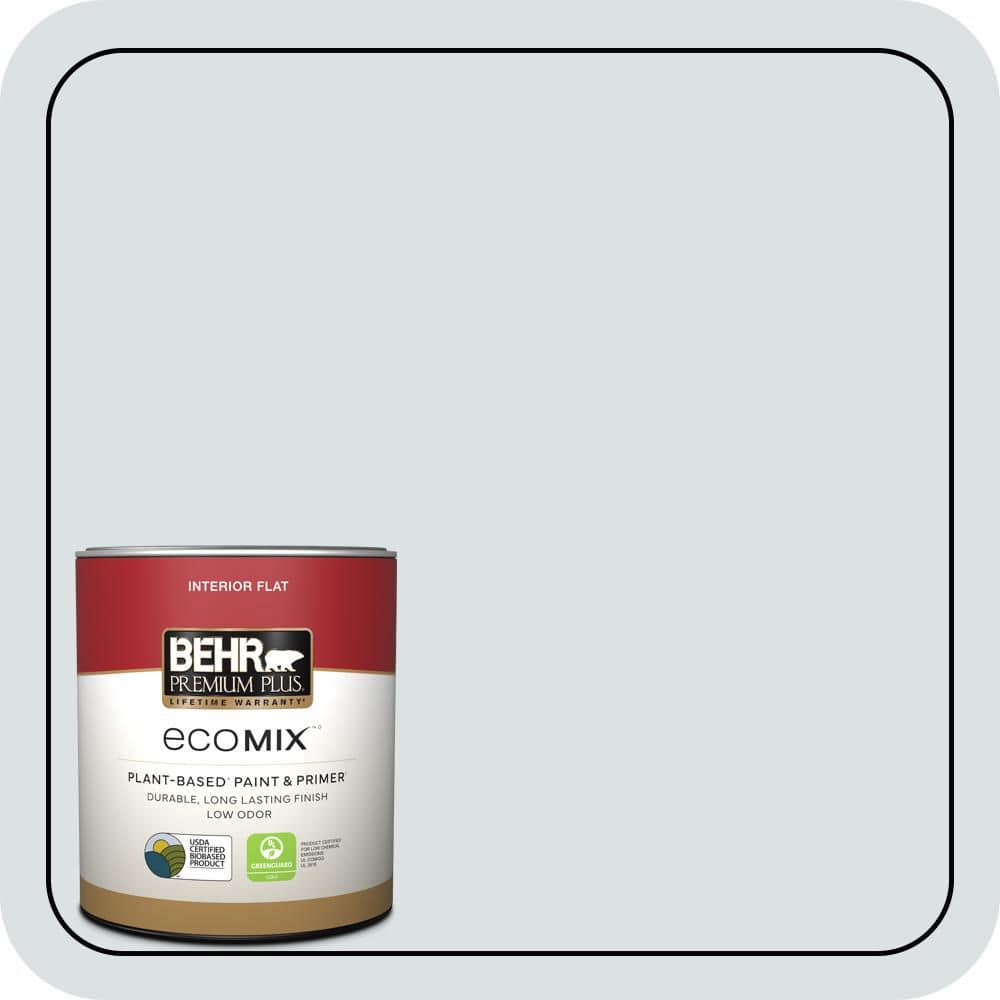 BEHR PREMIUM PLUS #ECC-32-2 Beach Wind Flat EcoMix Plant-Based & Primer (1)