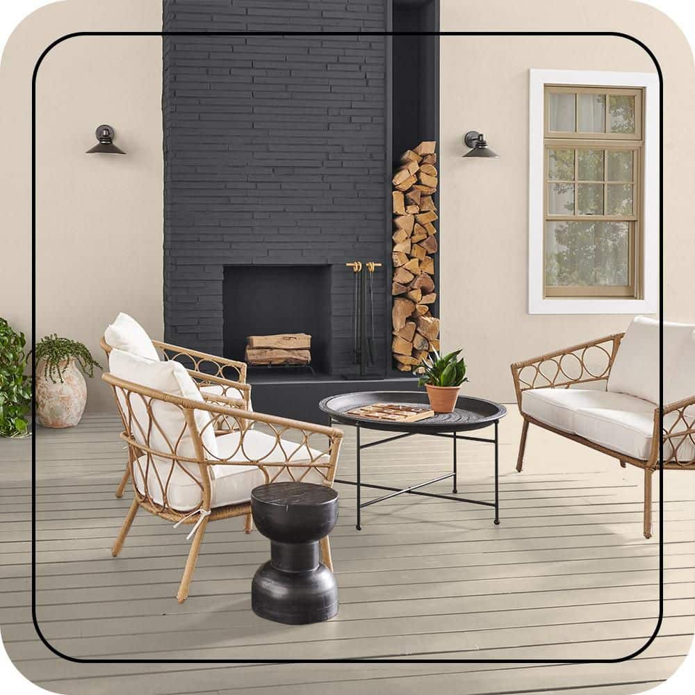 BEHR PREMIUM 1 qt. #SC-257 White Pine Solid Color Waterproofing Exterior Wood Stain and Sealer (4)