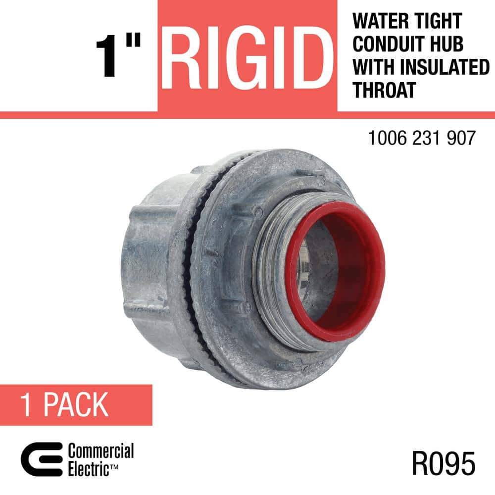Commercial Electric 1 in. Rigid Metal Conduit (RMC) Water Tight Conduit Hub (3)