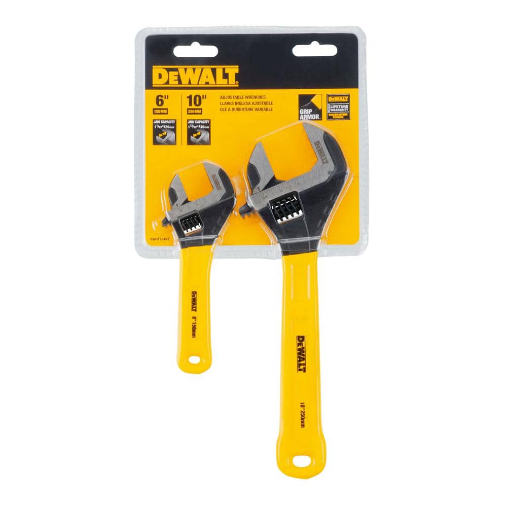 DEWALT Adjustable Wrench Set (2-Piece) (2)