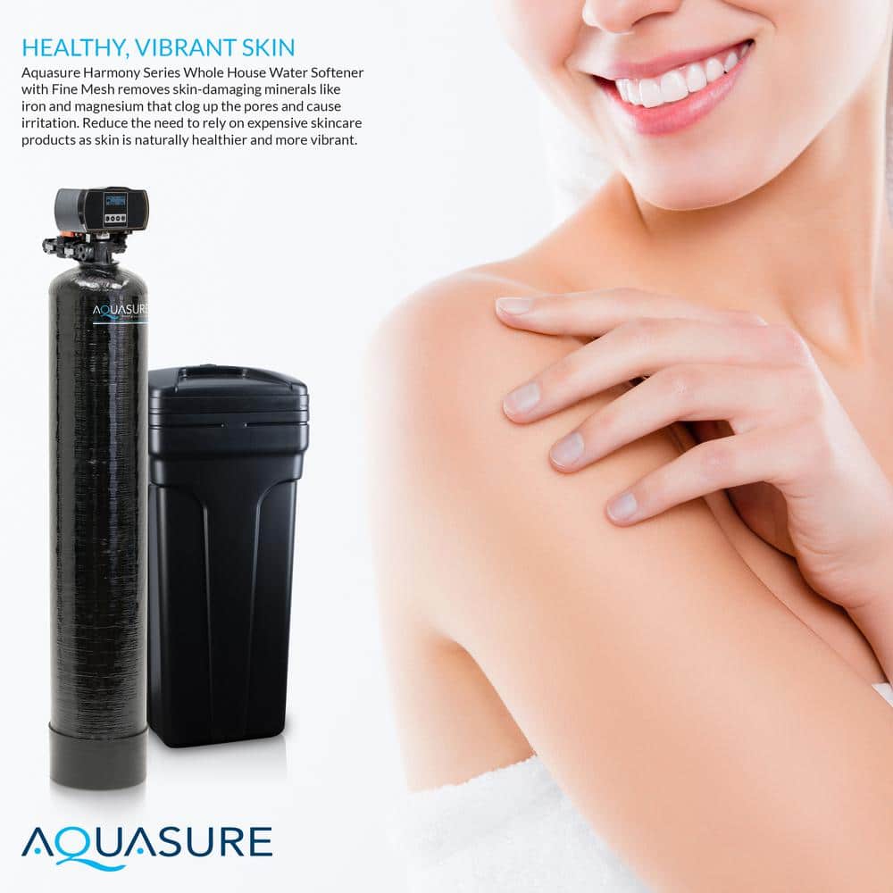 AQUASURE Harmony Series 70,000 Grain Whole House Water Softener System with Triple Purpose Sediment/Carbon/Zinc Pre-Filter (3)