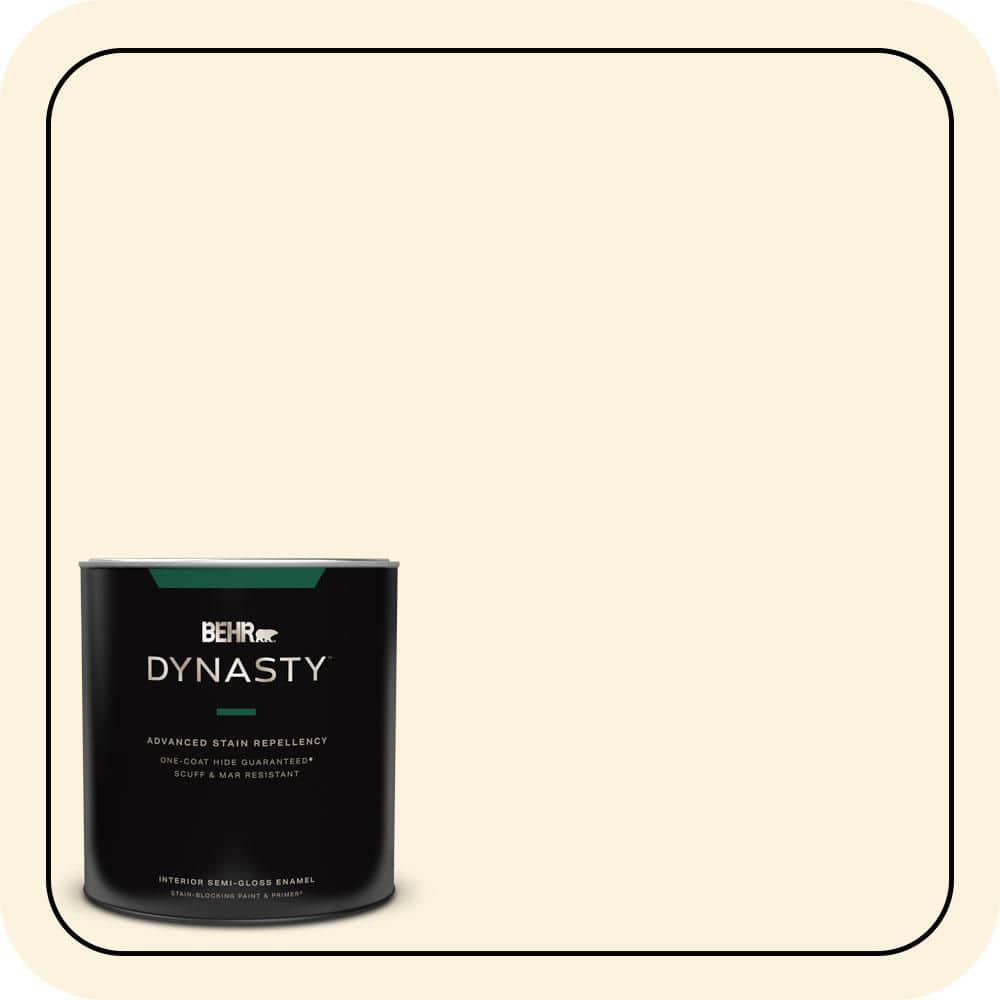 BEHR DYNASTY 1 qt. #W-D-410 Canyon Cloud Semi-Gloss Enamel Interior Stain-Blocking Paint & Primer