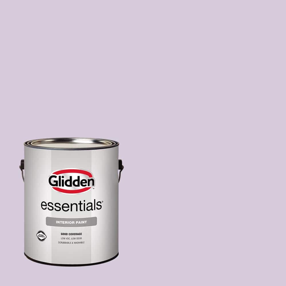 Glidden Essentials 1 gal. PPG1176-3 Dusky Lilac Semi-Gloss Interior Paint