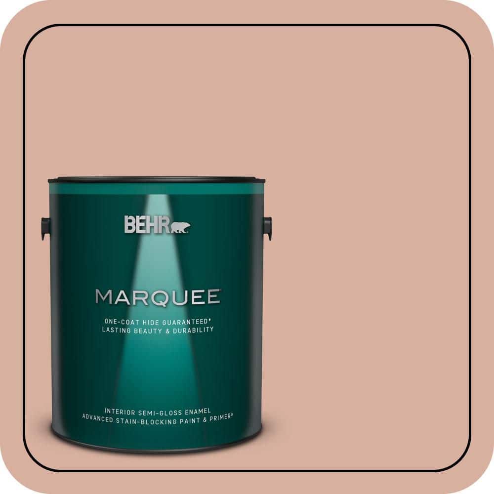 BEHR MARQUEE 1 gal. #S180-3 Flowerpot One-Coat Hide Semi-Gloss Enamel Interior Paint & Primer