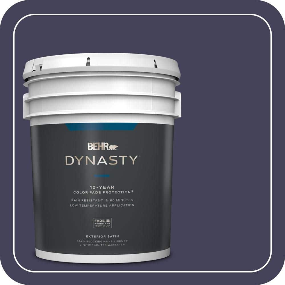 BEHR DYNASTY 5 gal. #PPU16-20 Renaissance Satin Enamel Exterior Stain-Blocking Paint & Primer
