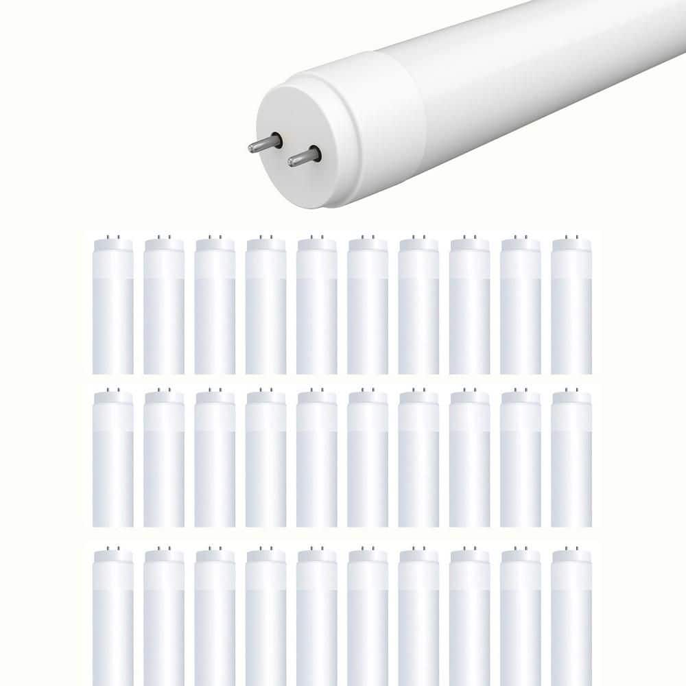 Feit Electric 20-Watt 4 ft. T12 G13 Type A Plug and Play Linear LED Tube Light Bulb, Cool White 4000K (30-Pack)
