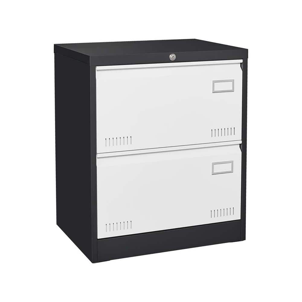 Unbranded 23.62 in. W 17.71 in. D 28.5 in. H Multi-Colored Metal Linen Cabinet Filing Cabinet with Sliding Bar (1)