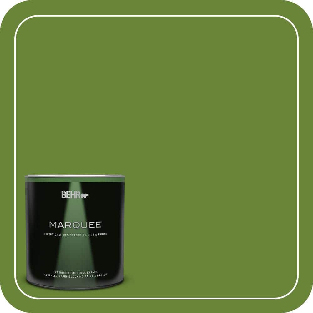 BEHR MARQUEE 1 qt. #P370-7 Sun Valley Semi-Gloss Enamel Exterior Paint & Primer (1)