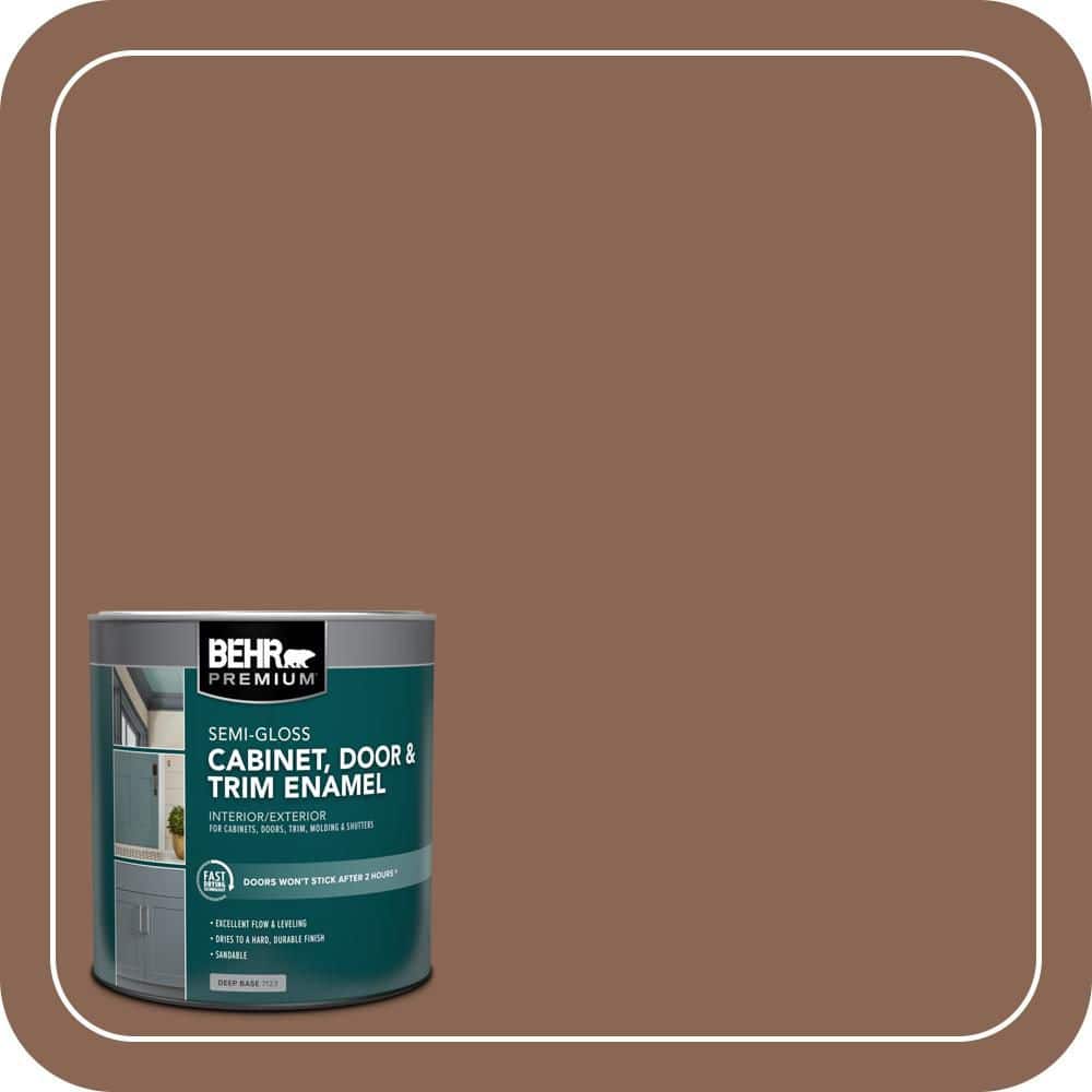 BEHR PREMIUM 1 qt. #PPU3-17 Clay Pot Semi-Gloss Enamel Interior/Exterior Cabinet, Door & Trim Paint