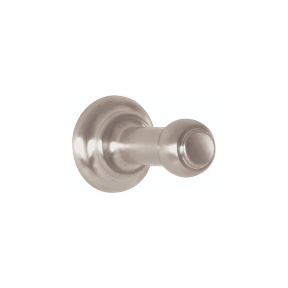 Hansgrohe C Knob Single Bathroom Robe/Towel Hook in Brushed Nickel (1)