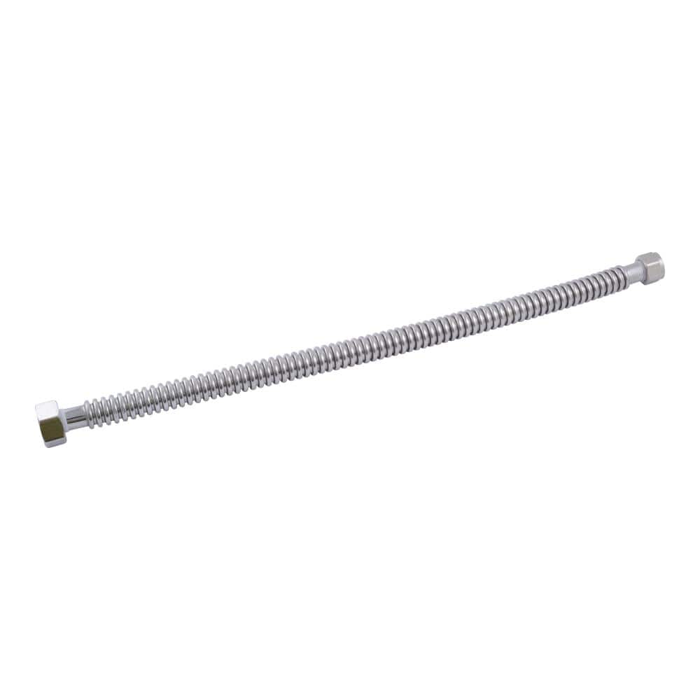 SharkBite 1 in. FIP x 3/4 in. FIP x 24 in. Corrugated SST Water Softener Connector