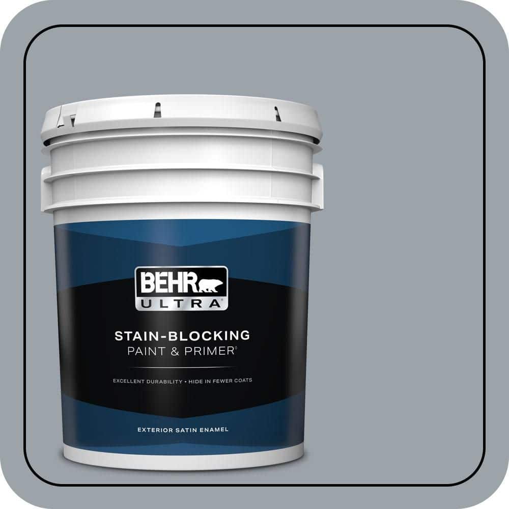 BEHR ULTRA 5 gal. #MQ5-22 Rainmaster Satin Enamel Exterior Paint & Primer