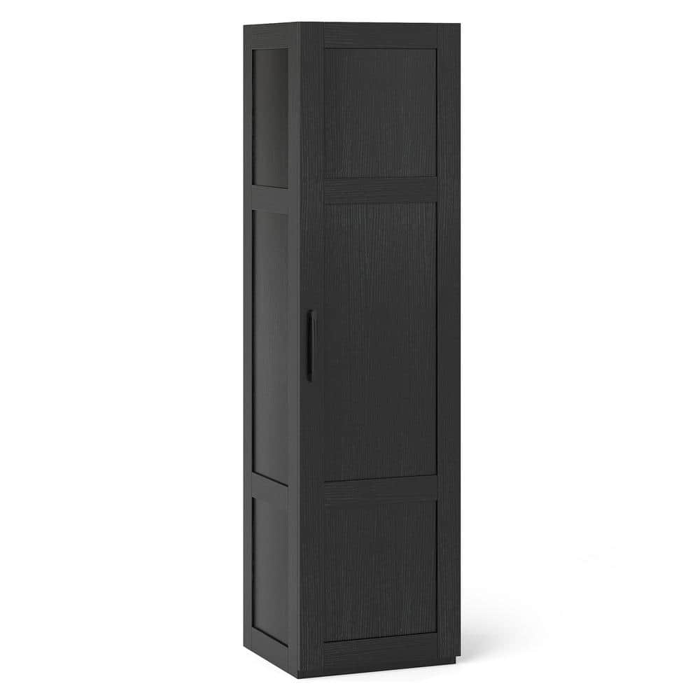HONGGE Tall Narrow Storage Cabinet 16 x 15 x 59 in. with 4 Shelves Soft-Close Hinges 110 lb. Capacity (1)