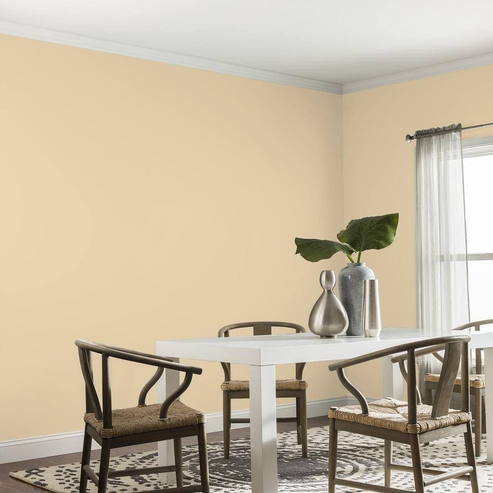 Glidden Premium 1 qt. PPG1092-3 Tuscan Bread Eggshell Interior Latex Paint (4)