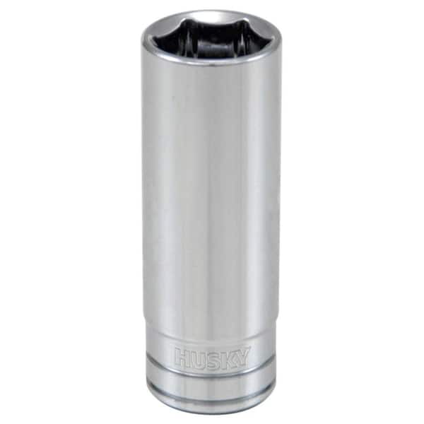 Husky 1/4 in. Drive 3/8 in. 6-Point SAE Deep Socket (2)