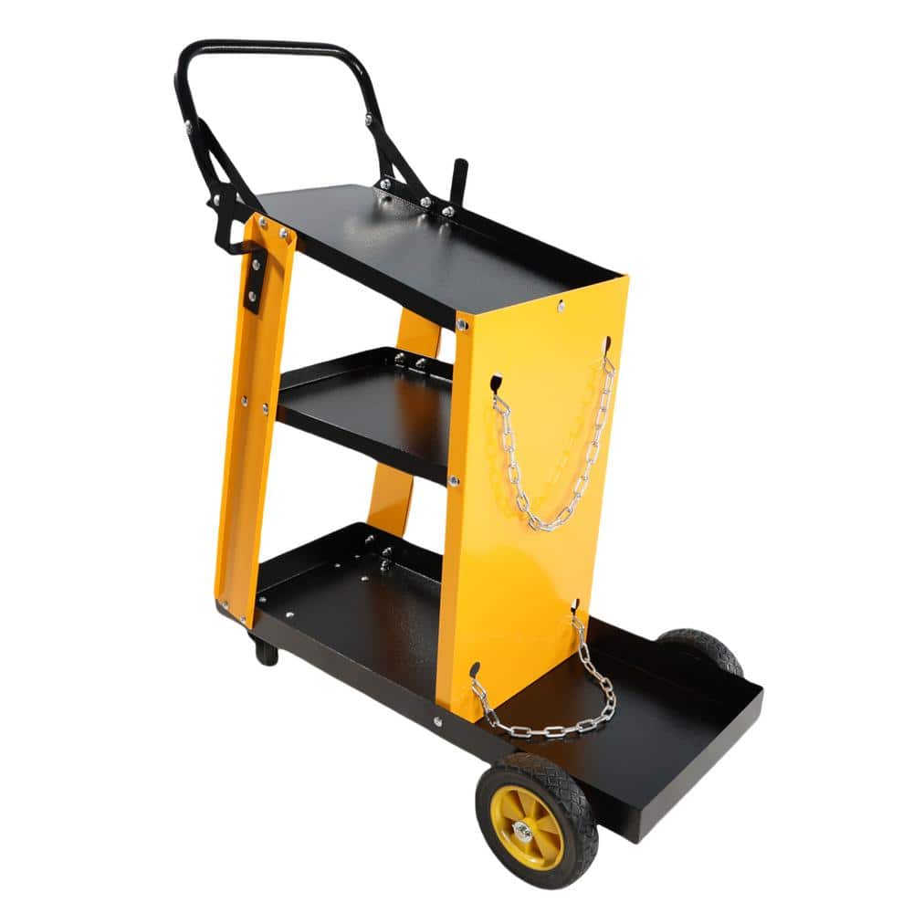Tatayosi Multi-Function 3 Tier Welding Cart for Tig Mig Welder and Plasma Cutter,200 lb. Load Capacity (1)