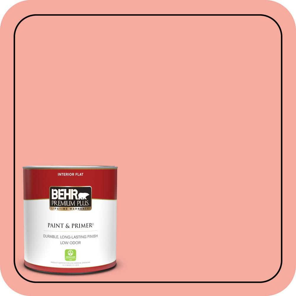 BEHR PREMIUM PLUS #190D-4 Rosy Outlook Enamel Low Odor & Primer (1)