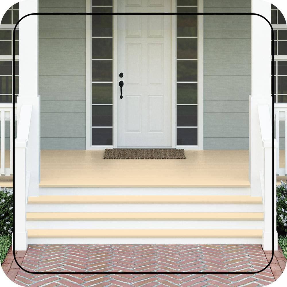 BEHR PREMIUM #P250-1 Textured Low-Lustre Enamel Interior/Exterior Porch and Patio Anti-Slip Floor Paint (2)