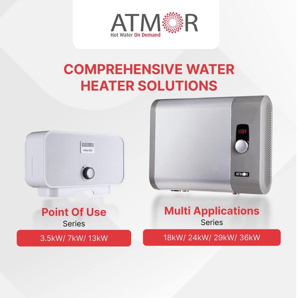 ATMOR PRO XTP Series 29kW 5.67 GPM Self-Modulating Electric Tankless Water Heater (2)