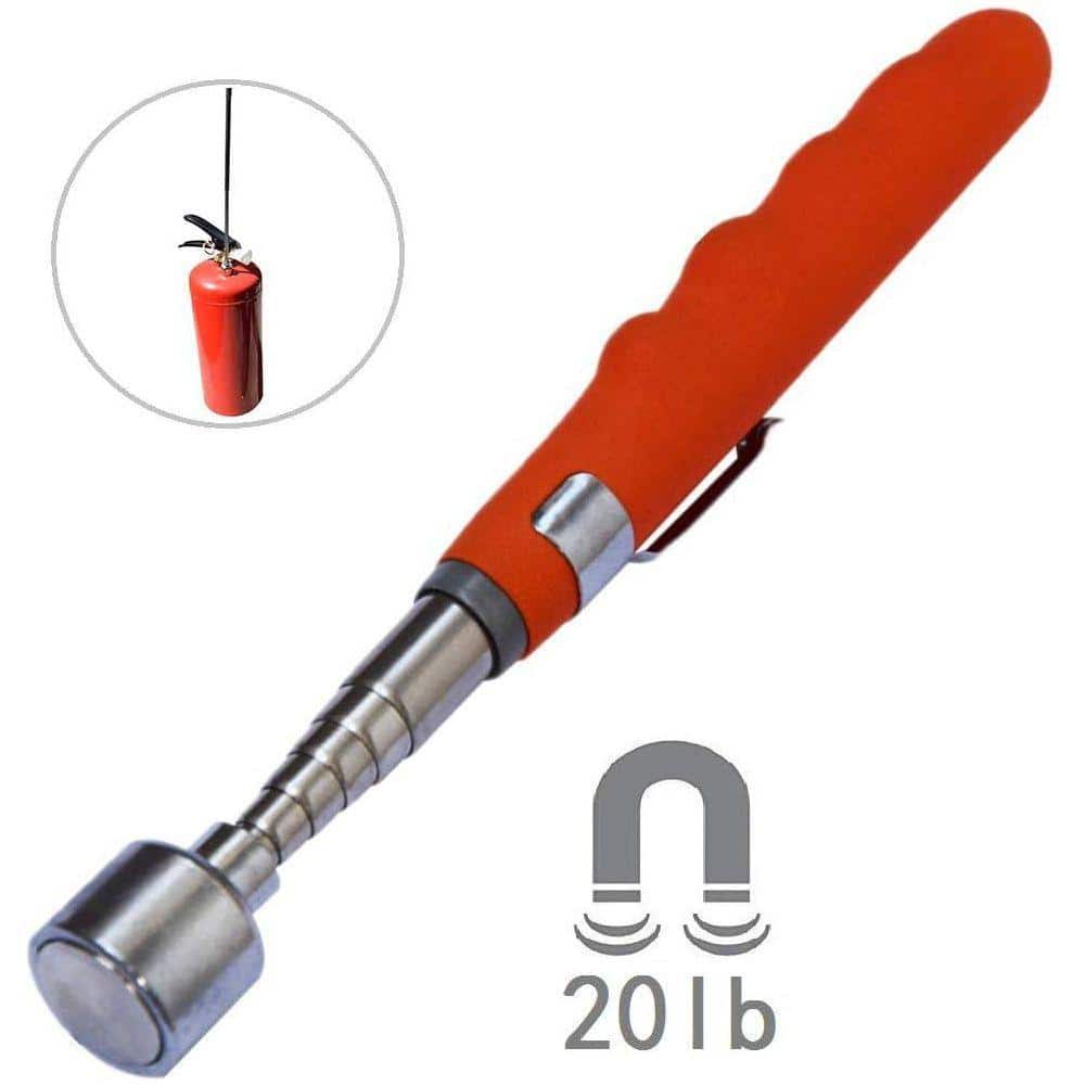 Justincity Telescoping Magnetic Pick Up Tool 7 to 31 in. Extendable Magnet Stick 20 lb. Capacity Stainless Steel (2-Pack) (2)