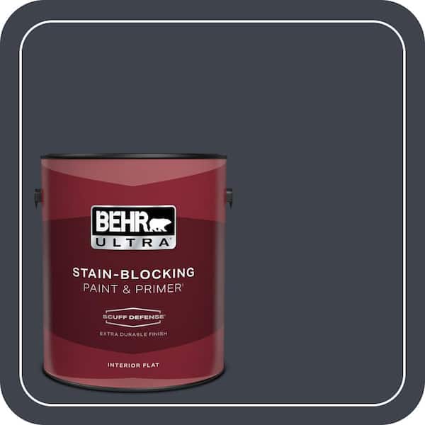 BEHR PREMIUM PLUS #ECC-23-3 Blackbird Enamel Low Odor & Primer (3)