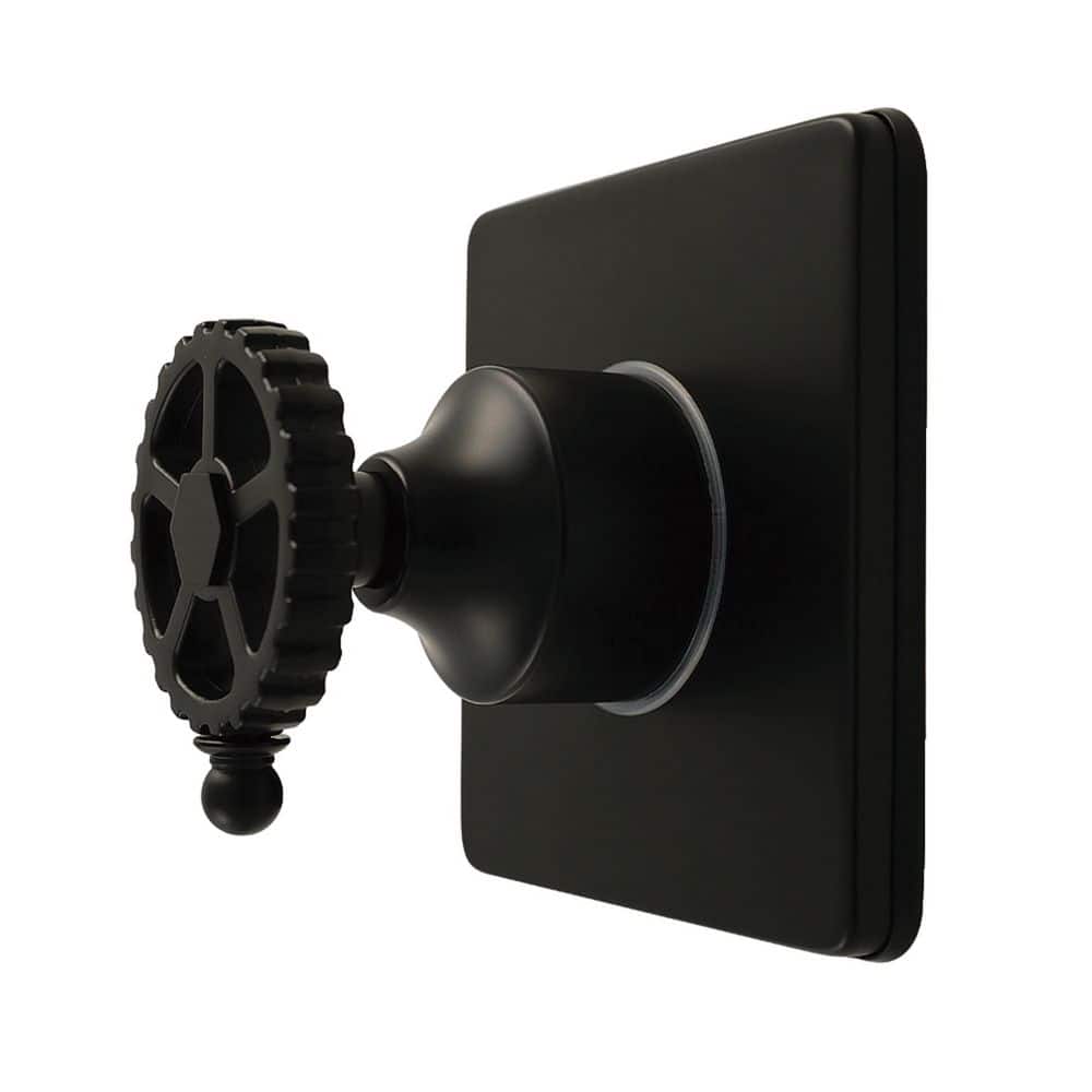 Kingston Brass Fuller 3/4 in. Single-Handle 1-Hole Wall Mount 6-Way Diverter Valve with Trim Kit in Matte Black (1)