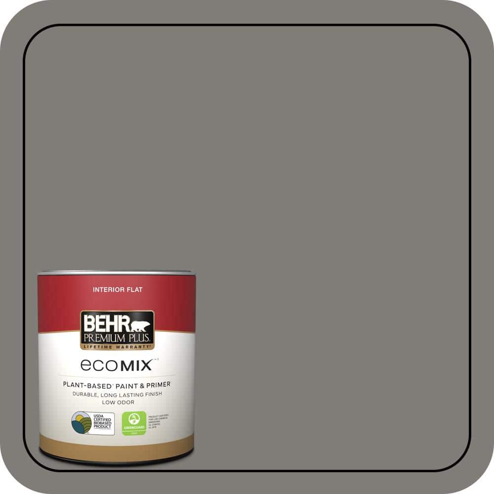 BEHR PREMIUM PLUS #PPU24-21 Greyhound Enamel EcoMix Plant-Based & Primer (1)