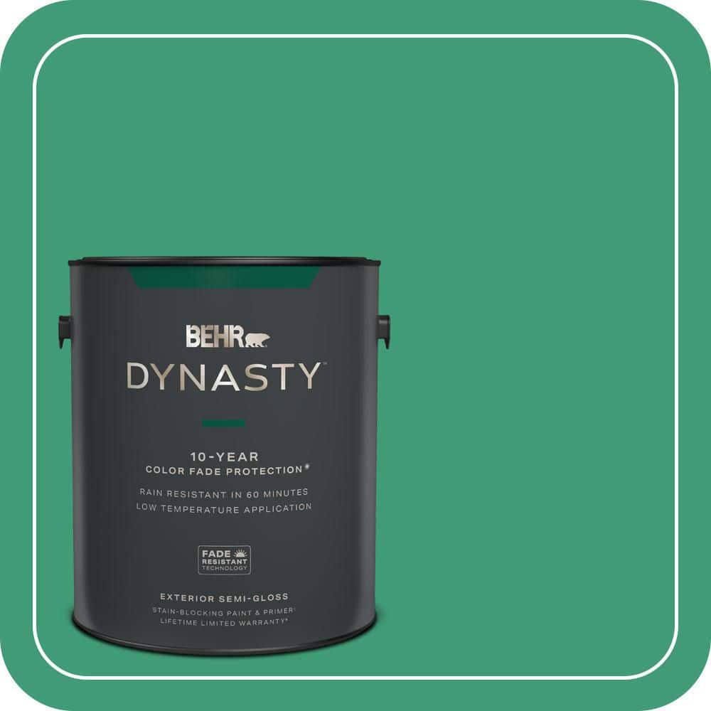 BEHR DYNASTY 1 gal. #MQ6-42 Dancing Jewel Semi-Gloss Exterior Stain-Blocking Paint & Primer