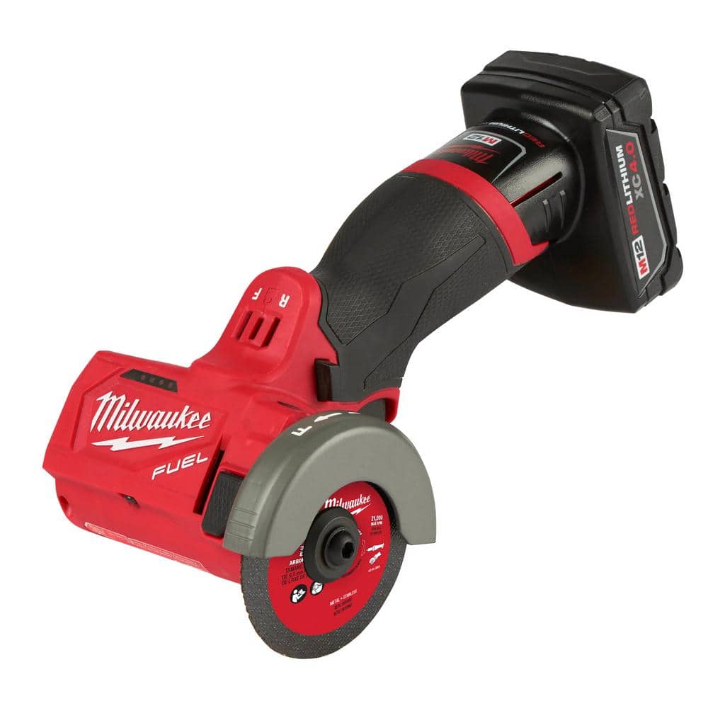 Milwaukee M12 FUEL 12V 3 in. Lithium-Ion Brushless Cordless Cut Off Saw Kit with M12 Soldering Iron (3)