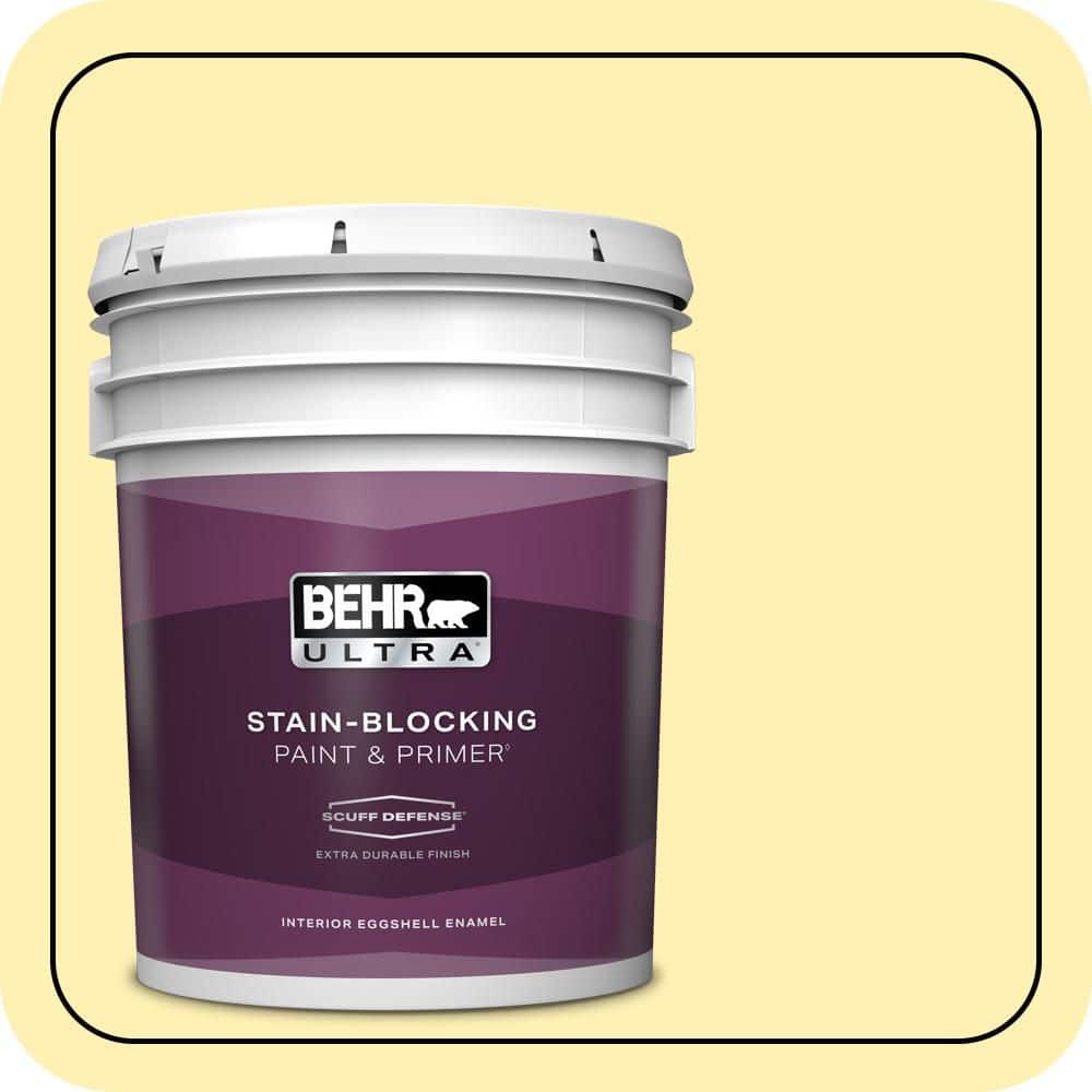BEHR ULTRA 5 gal. #P310-3 Firefly Extra Durable Eggshell Enamel Interior Paint & Primer