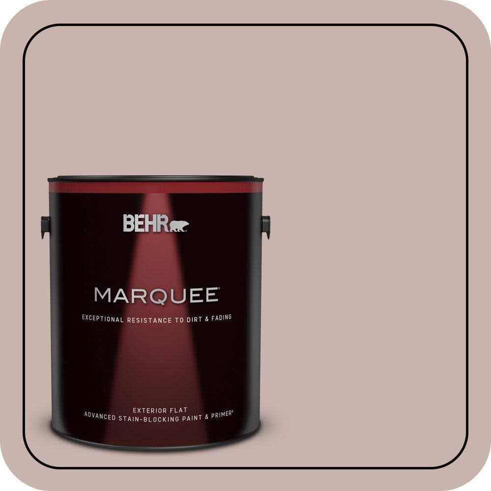 BEHR MARQUEE 1 gal. #PPF-10 Balcony Rose Flat Exterior Paint & Primer (1)