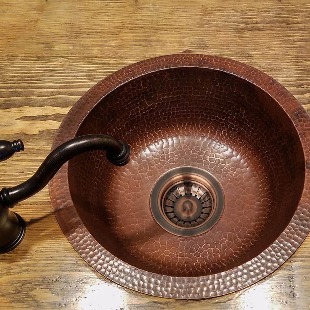 Akicon Antique Copper Stopper Kitchen Sink Drain (2)