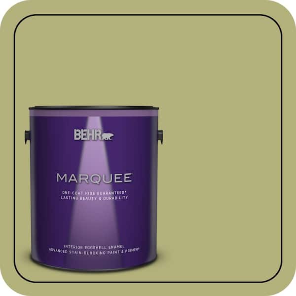 BEHR PREMIUM PLUS #M340-5 Fresh Artichoke Interior/Exterior Paint & Primer Color Sample (3)