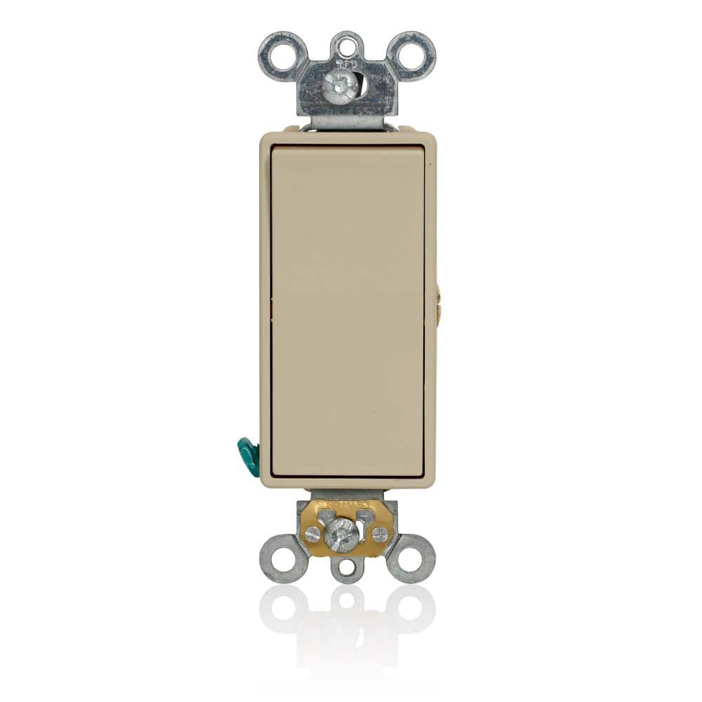 Leviton 120/277 VAC Decora Plus Single Pole Rocker Light Switch Momentary Contact Commercial Specification