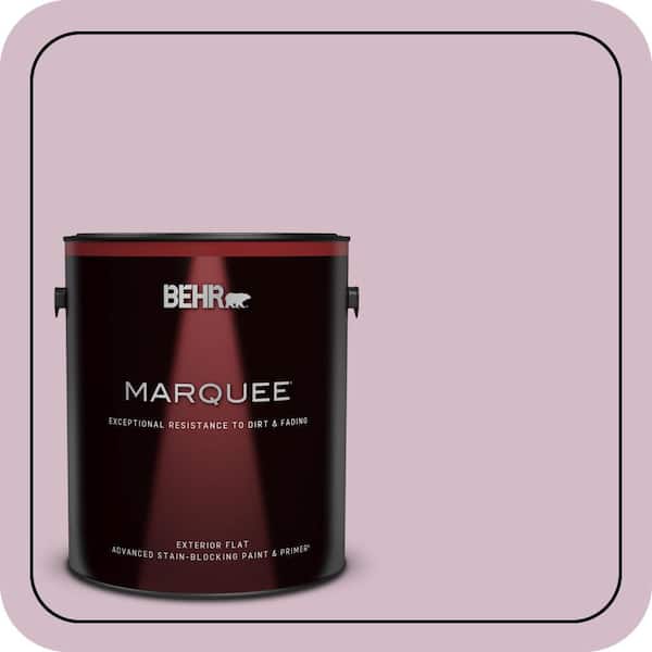 BEHR MARQUEE 1 gal. #T12-16 Queens Tart Flat Exterior Paint & Primer (2)