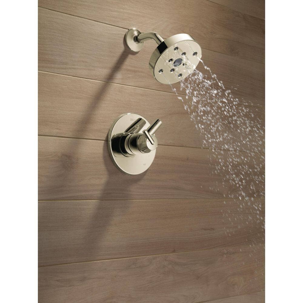 Delta Trinsic 1-Handle Shower Only Faucet Trim Kit in Polished Nickel (Valve Not Included) (2)