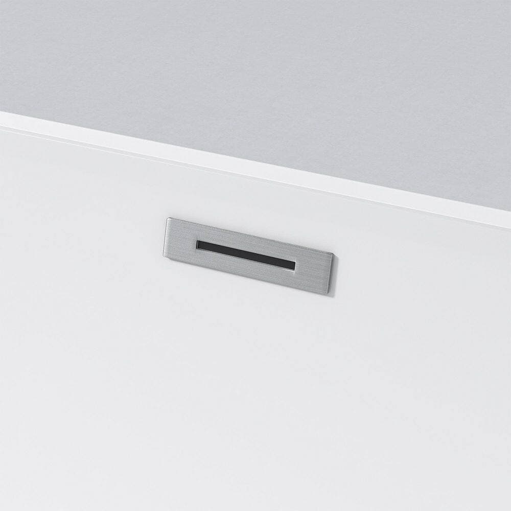 Coporesell 59 in. x 30 in. Acrylic Freestanding Soaking Bathtub in Glossy White with Nickel Center Drain (3)