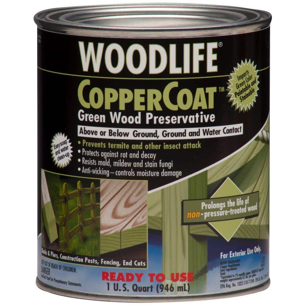 Wolman 1 qt. CopperCoat Green Below Ground Wood Preservative